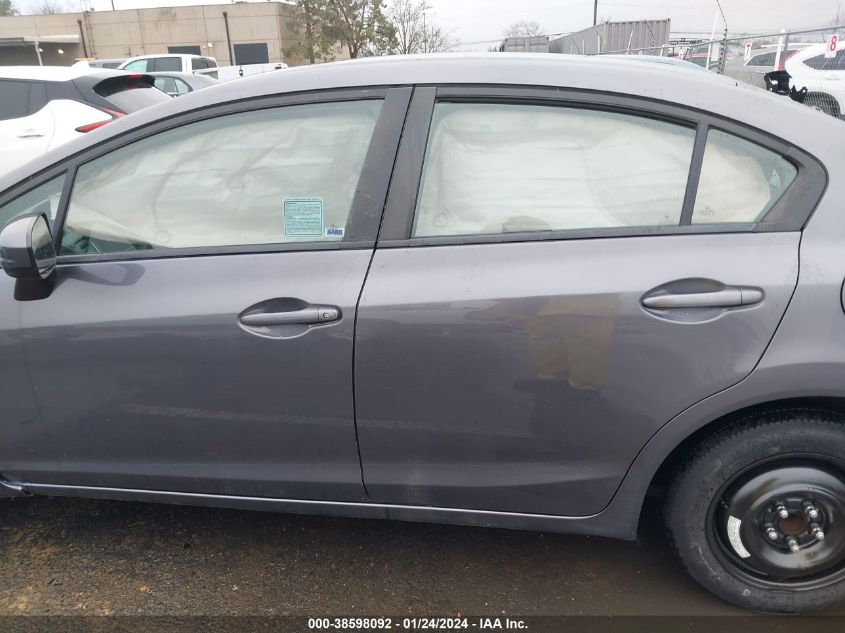 2014 HONDA CIVIC LX - 19XFB2F57EE238168