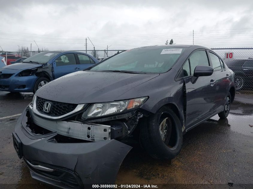 2014 HONDA CIVIC LX - 19XFB2F57EE238168