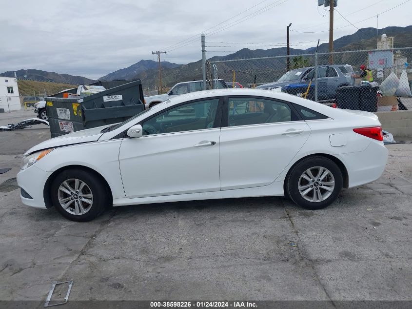 2014 HYUNDAI SONATA GLS - 5NPEB4ACXEH870803