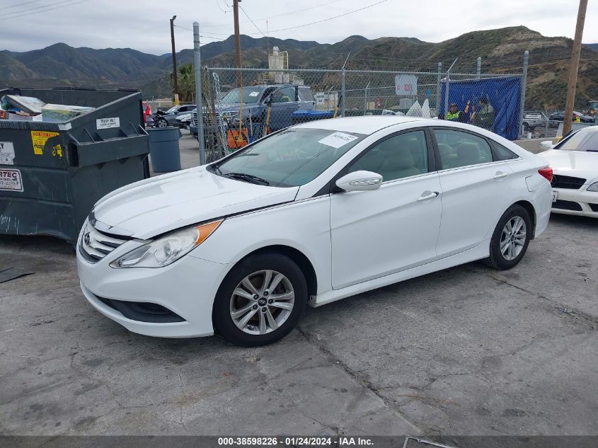 2014 HYUNDAI SONATA GLS - 5NPEB4ACXEH870803