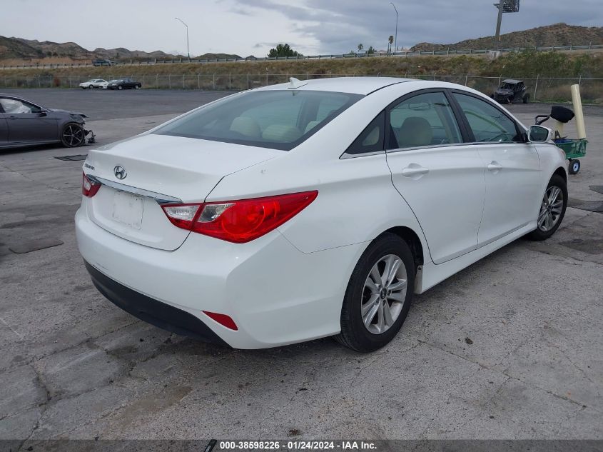 2014 HYUNDAI SONATA GLS - 5NPEB4ACXEH870803