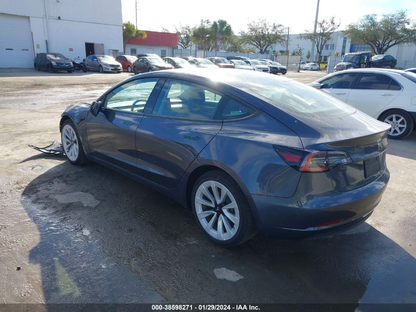 2023 TESLA MODEL 3 REAR-WHEEL DRIVE - 5YJ3E1EA2PF435975