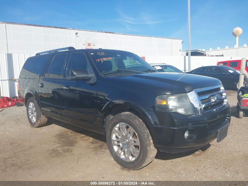 Lot #2536952458 2011 FORD EXPEDITION EL LIMITED salvage car