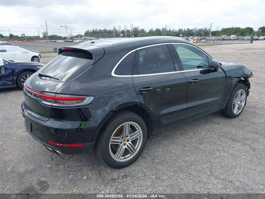 VIN WP1AB2A55MLB34994 2021 PORSCHE MACAN S
