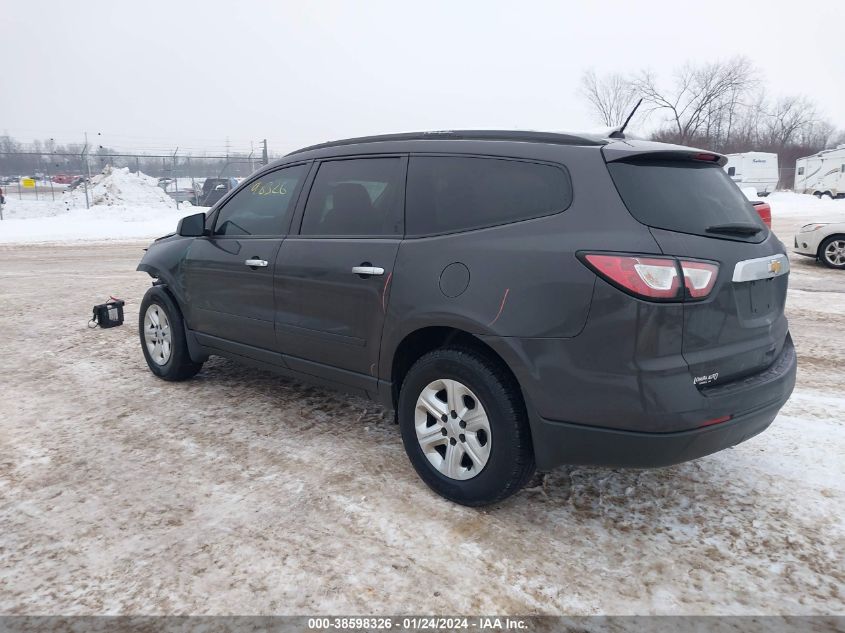 2016 CHEVROLET TRAVERSE LS - 1GNKRFKD5GJ131275