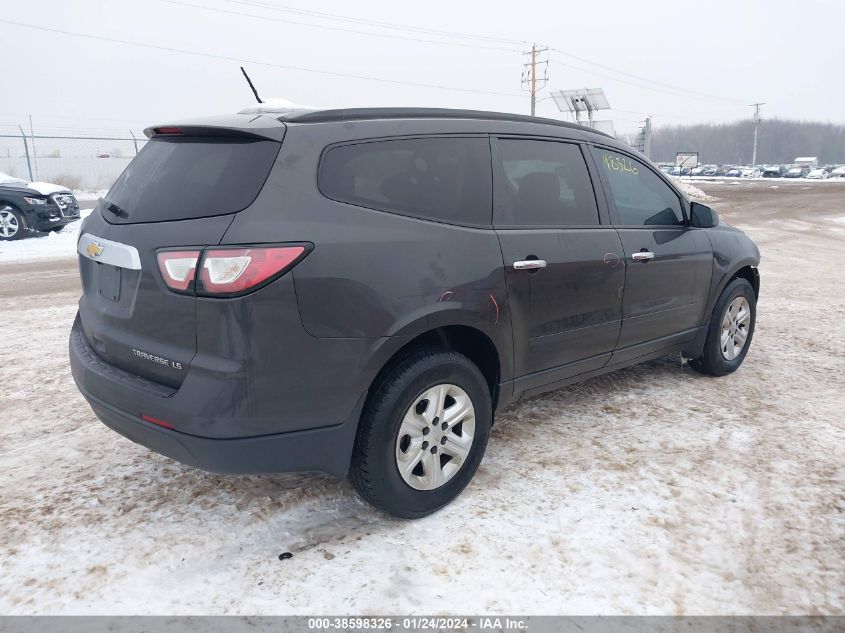 2016 CHEVROLET TRAVERSE LS - 1GNKRFKD5GJ131275