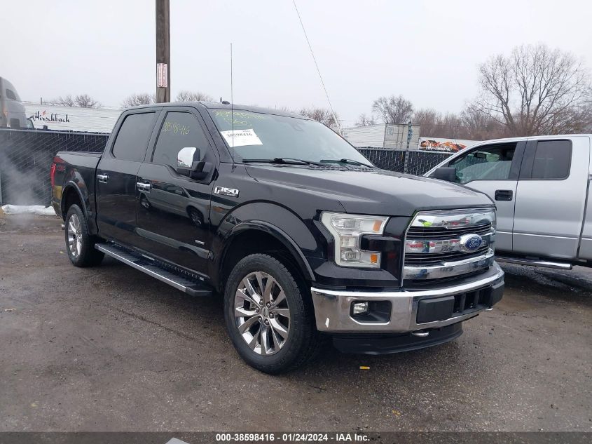 2016 FORD F-150 LARIAT - 1FTEW1EG1GKD31183