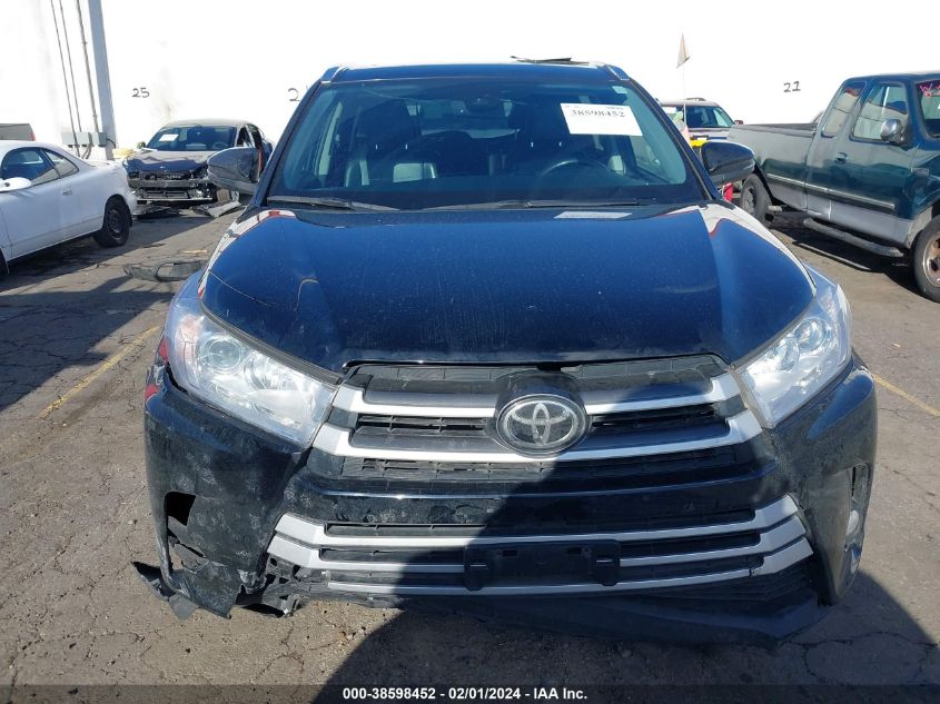 2019 TOYOTA HIGHLANDER XLE - 5TDJZRFH4KS599206