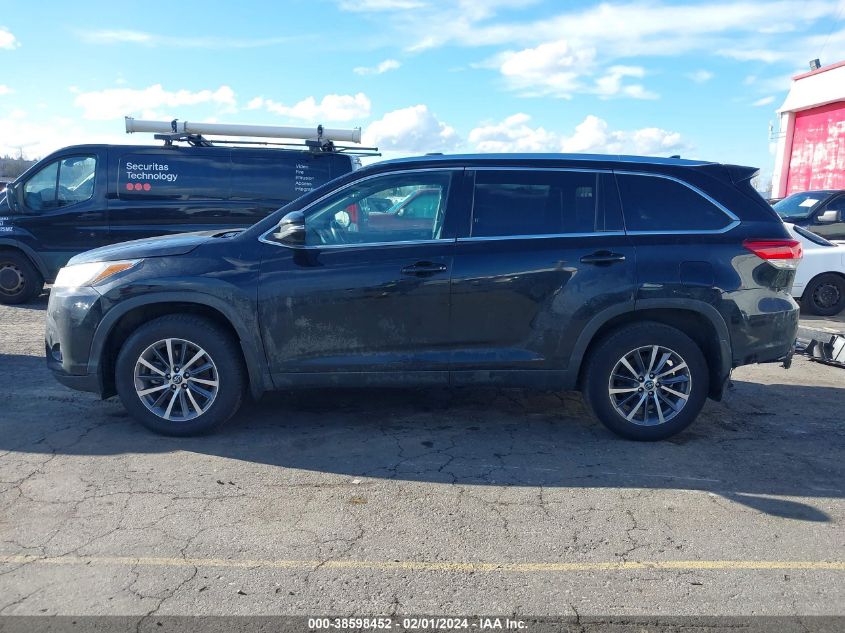 2019 TOYOTA HIGHLANDER XLE - 5TDJZRFH4KS599206