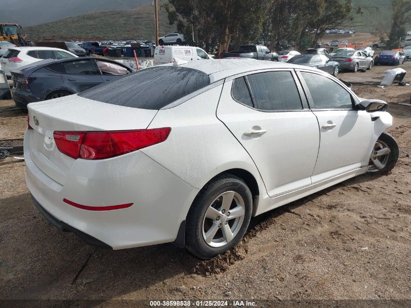 2015 KIA OPTIMA LX - KNAGM4A76F5663927