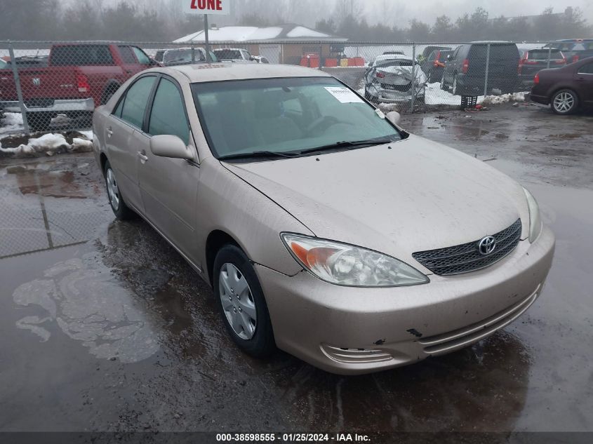 4T1BE32KX2U035565 | 2002 TOYOTA CAMRY