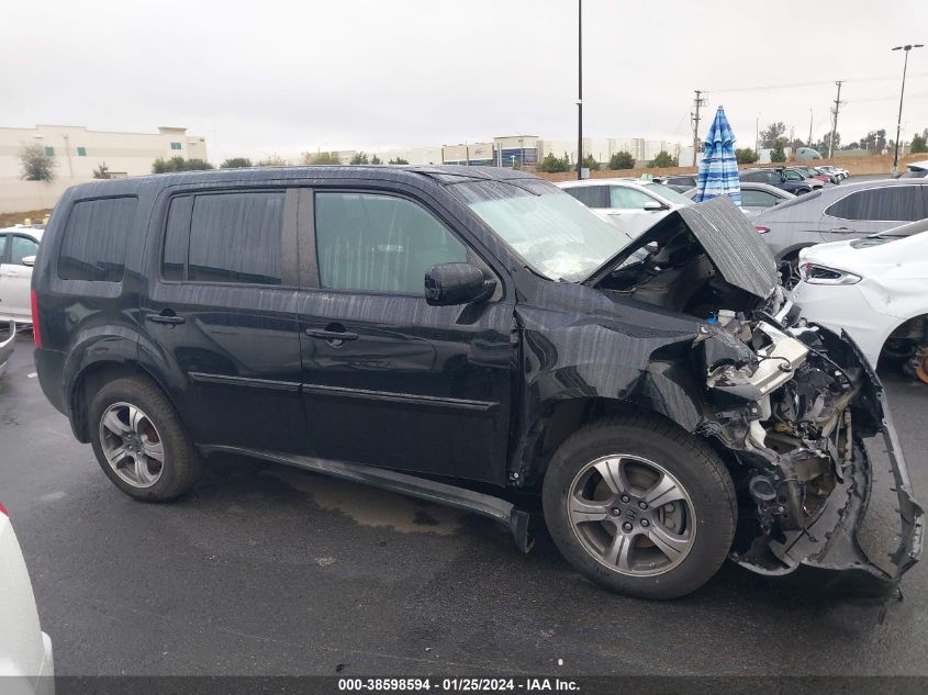 2015 HONDA PILOT SE - 5FNYF3H36FB032768
