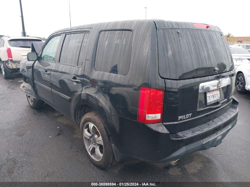 2015 HONDA PILOT SE - 5FNYF3H36FB032768