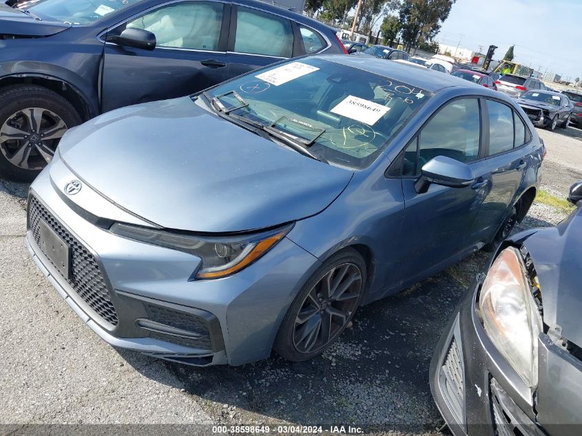 2020 TOYOTA COROLLA SE/NIGHT SHADE - 5YFS4RCE6LP034138