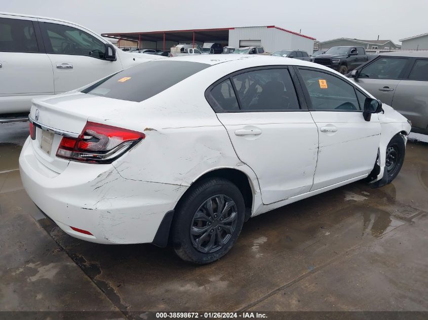 2014 HONDA CIVIC LX - 19XFB2F53EE057682