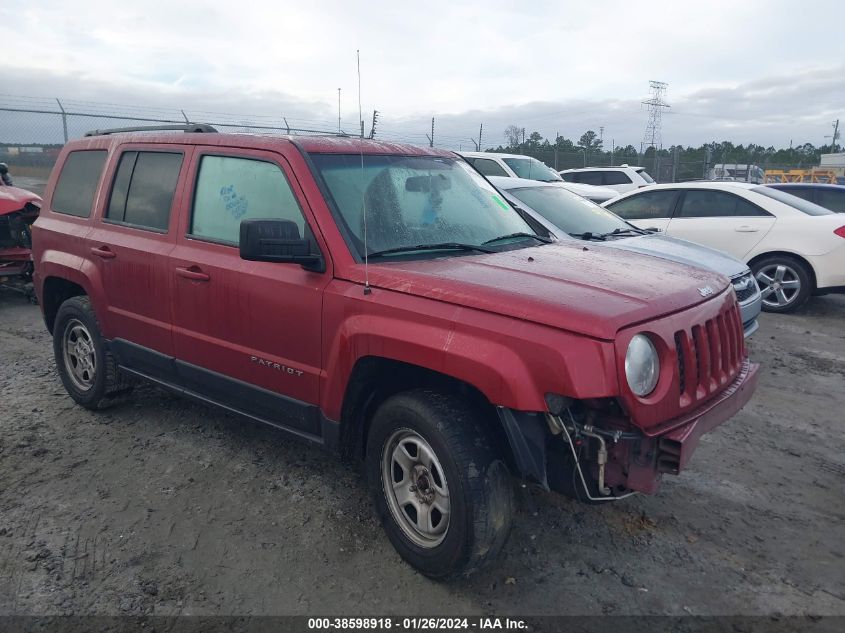 2016 JEEP PATRIOT SPORT - 1C4NJRBB0GD692124