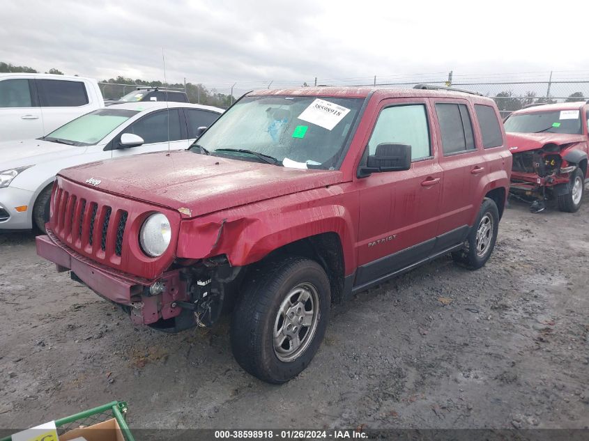2016 JEEP PATRIOT SPORT - 1C4NJRBB0GD692124