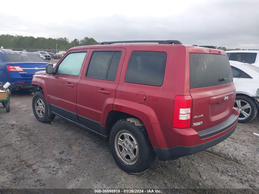2016 JEEP PATRIOT SPORT - 1C4NJRBB0GD692124