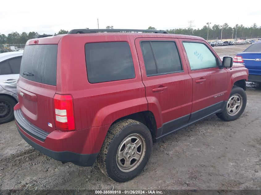 2016 JEEP PATRIOT SPORT - 1C4NJRBB0GD692124