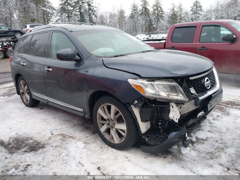2014 NISSAN PATHFINDER PLATINUM - 5N1AR2MM7EC714180