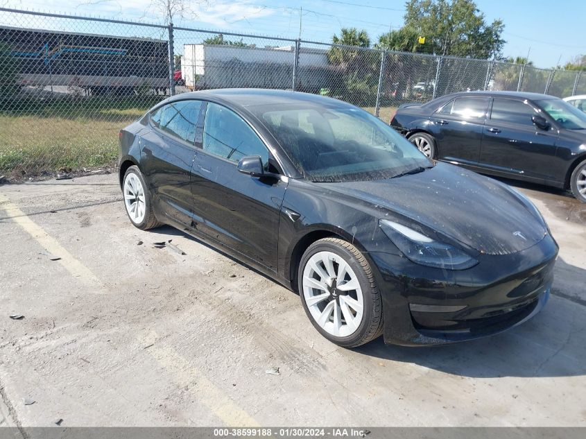 2023 TESLA MODEL 3 REAR-WHEEL DRIVE - 5YJ3E1EA4PF438571