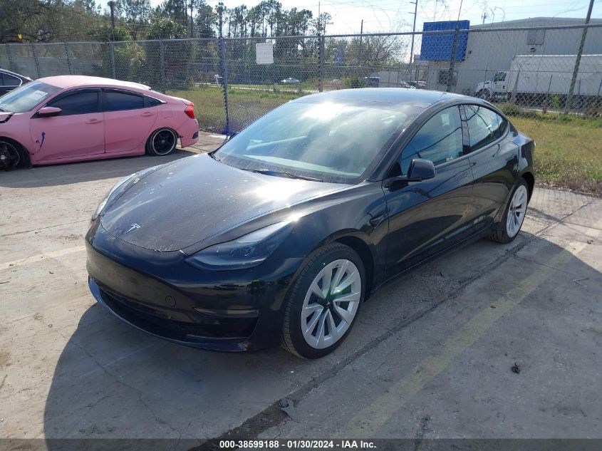 2023 TESLA MODEL 3 REAR-WHEEL DRIVE - 5YJ3E1EA4PF438571