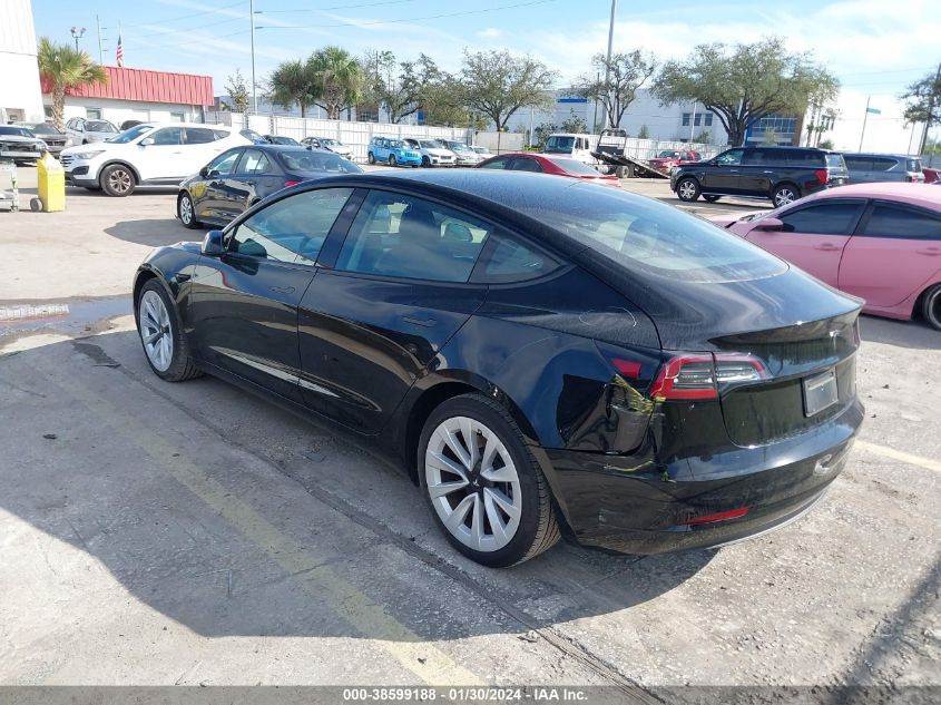 2023 TESLA MODEL 3 REAR-WHEEL DRIVE - 5YJ3E1EA4PF438571