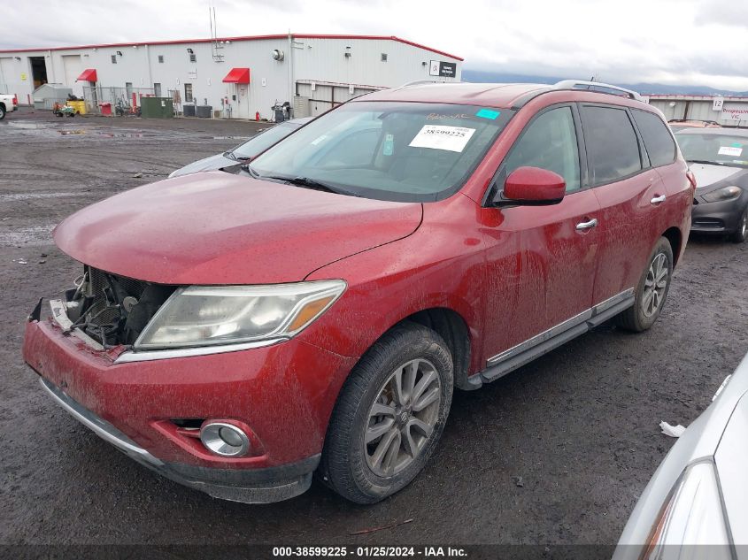 2013 NISSAN PATHFINDER S/SV/SL/PLATINUM - 5N1AR2MM1DC685662