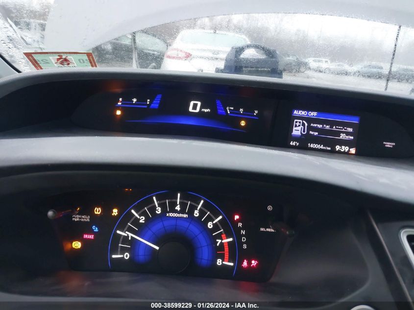 2014 HONDA CIVIC EX-L - 2HGFG3B07EH522472