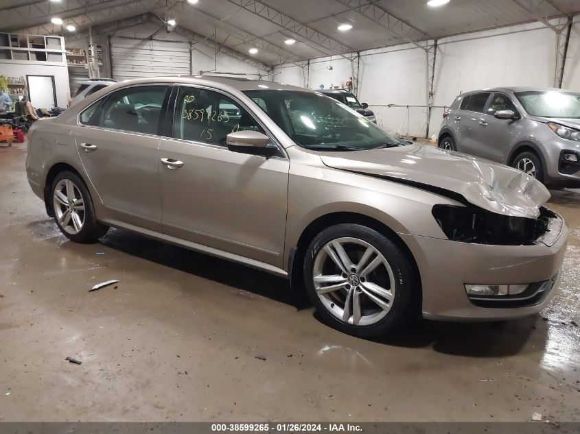 2015 VOLKSWAGEN PASSAT 2.0L TDI SEL PREMIUM - 1VWCV7A38FC015981