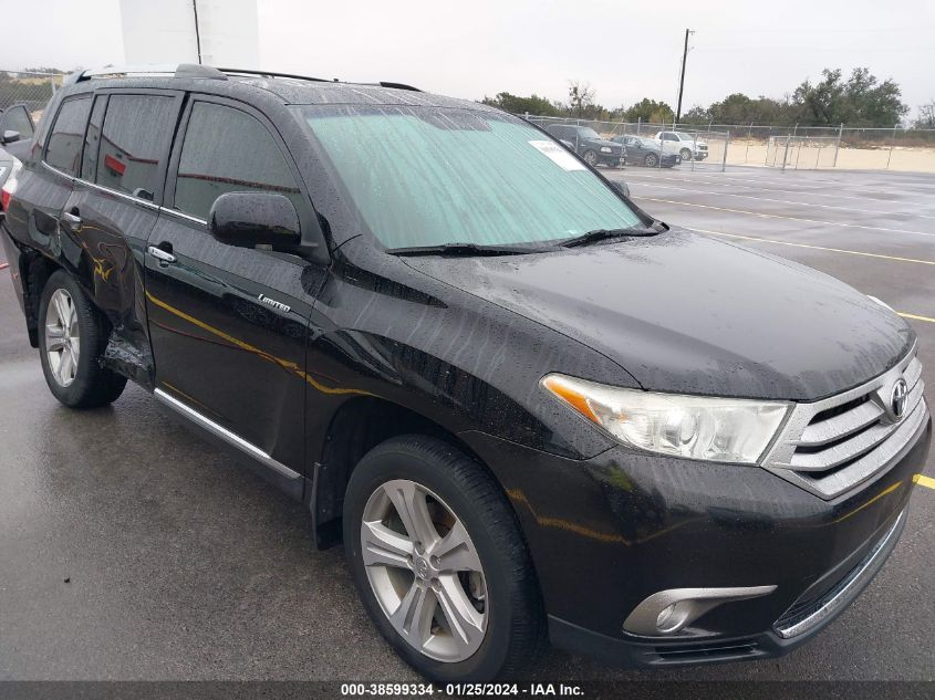 2013 TOYOTA HIGHLANDER LIMITED - 5TDYK3EHXDS121814