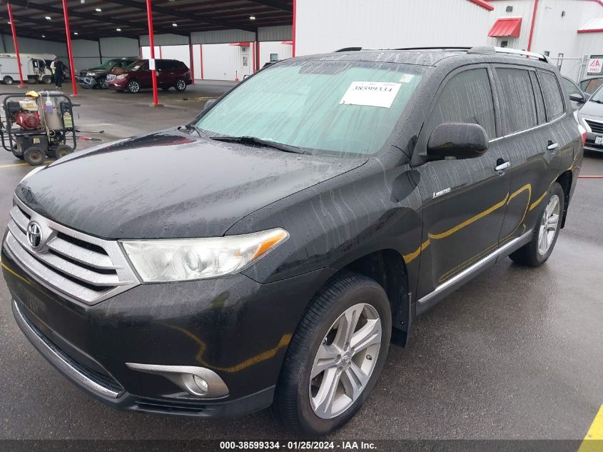 2013 TOYOTA HIGHLANDER LIMITED - 5TDYK3EHXDS121814