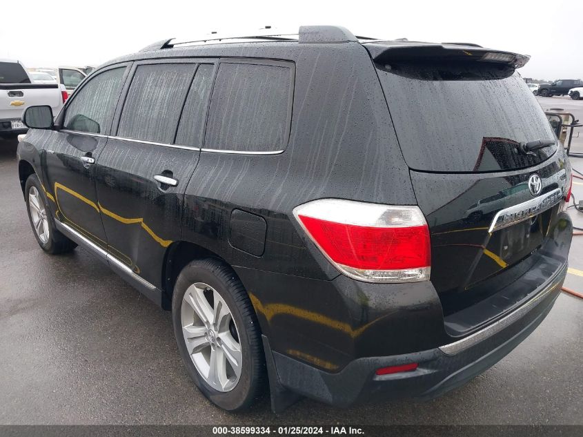 2013 TOYOTA HIGHLANDER LIMITED - 5TDYK3EHXDS121814