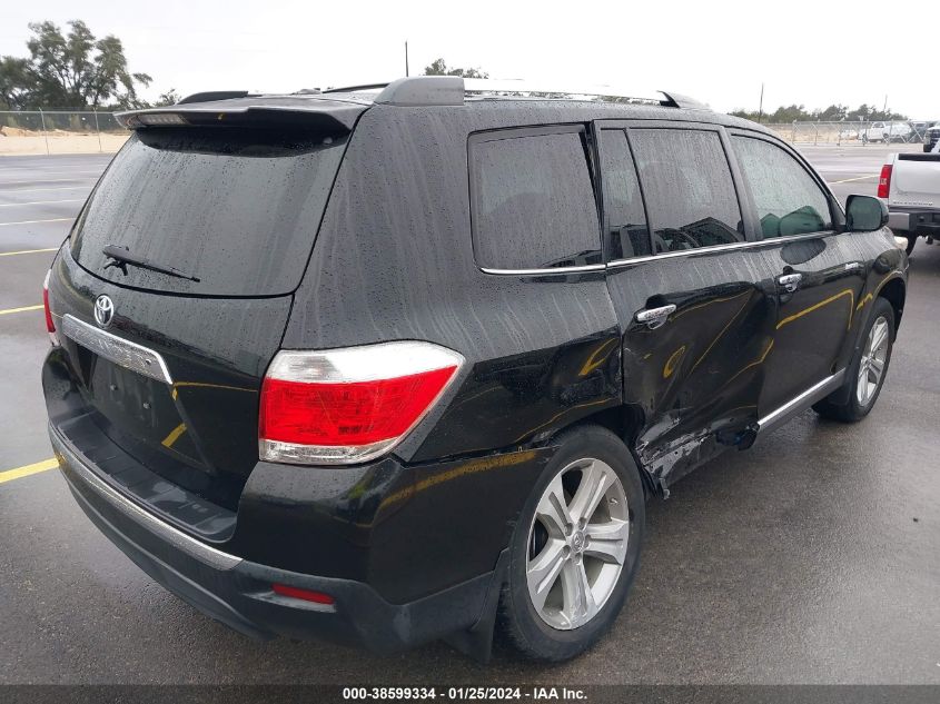 2013 TOYOTA HIGHLANDER LIMITED - 5TDYK3EHXDS121814
