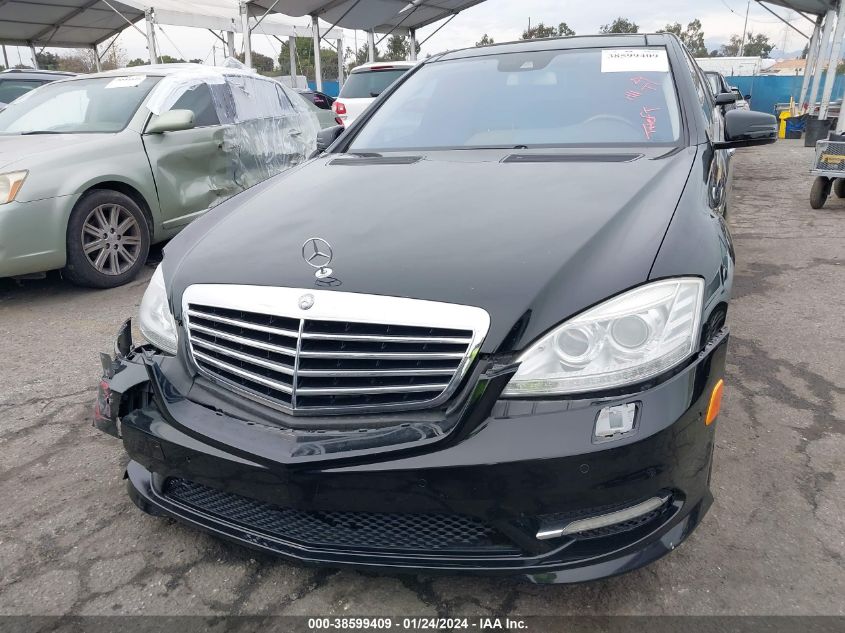 2013 MERCEDES-BENZ S 550 4MATIC WDDNG9EB1DA518365