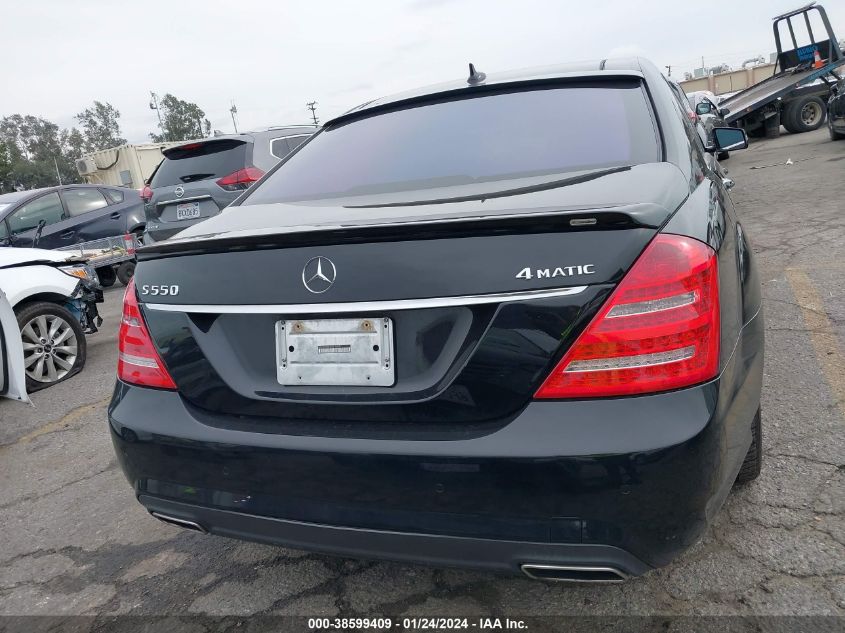 2013 MERCEDES-BENZ S 550 4MATIC WDDNG9EB1DA518365