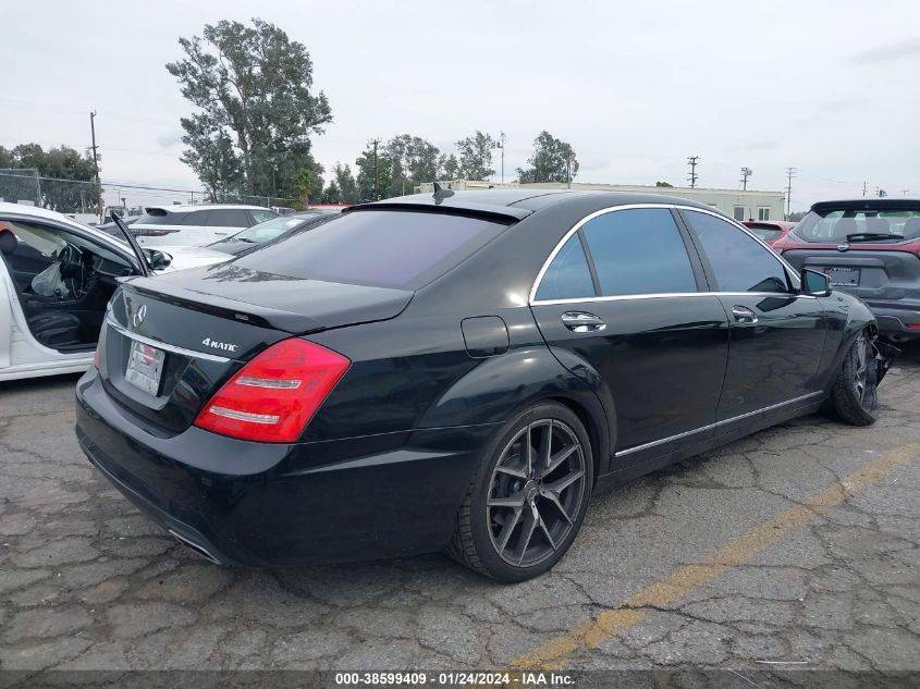 2013 MERCEDES-BENZ S 550 4MATIC WDDNG9EB1DA518365