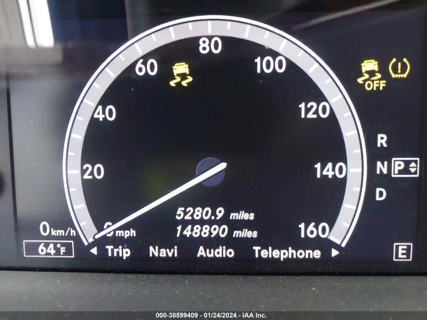 2013 MERCEDES-BENZ S 550 4MATIC WDDNG9EB1DA518365