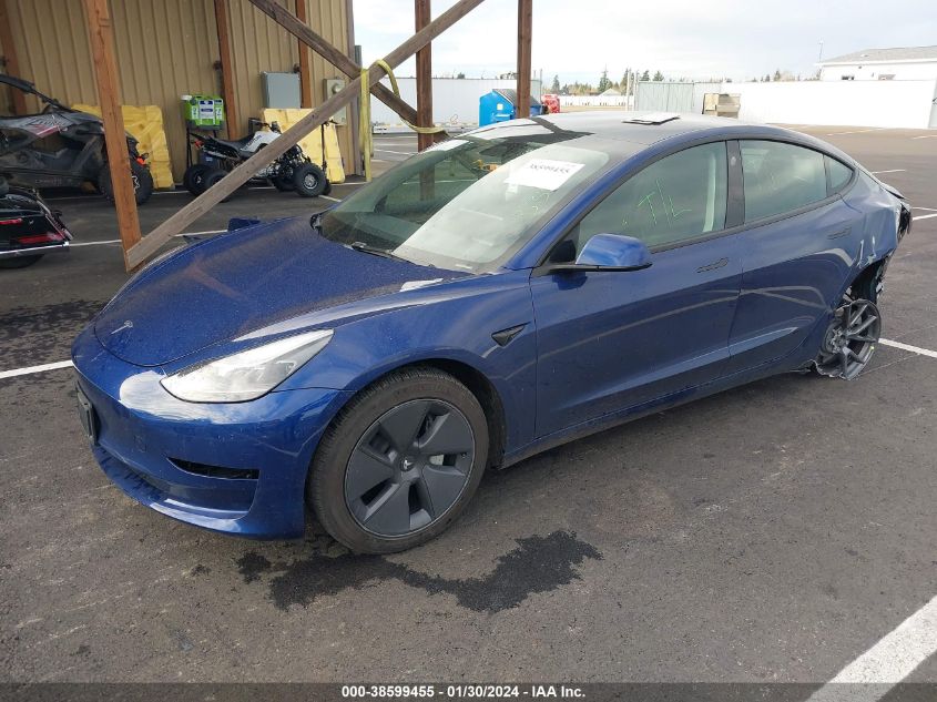 2023 TESLA MODEL 3 REAR-WHEEL DRIVE - 5YJ3E1EA5PF417583