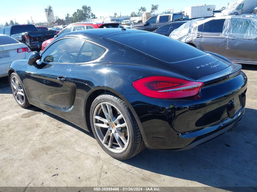 2014 PORSCHE CAYMAN WP0AA2A88EK171849