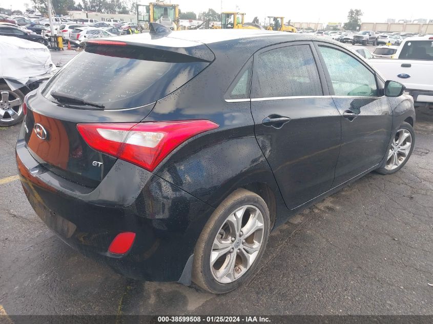 2013 HYUNDAI ELANTRA GT BASE W/BLUE - KMHD35LE9DU035126