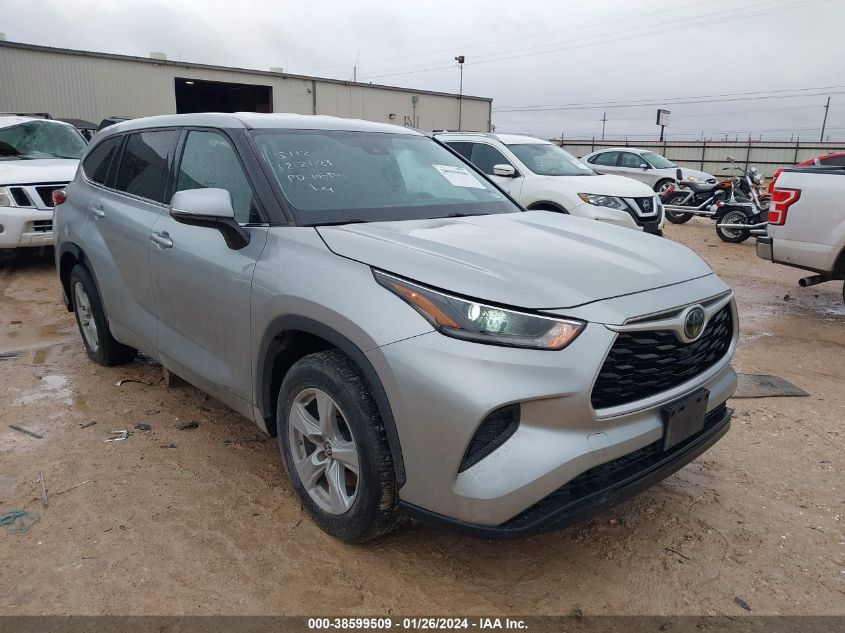 2021 TOYOTA HIGHLANDER L - 5TDCZRAHXMS035112