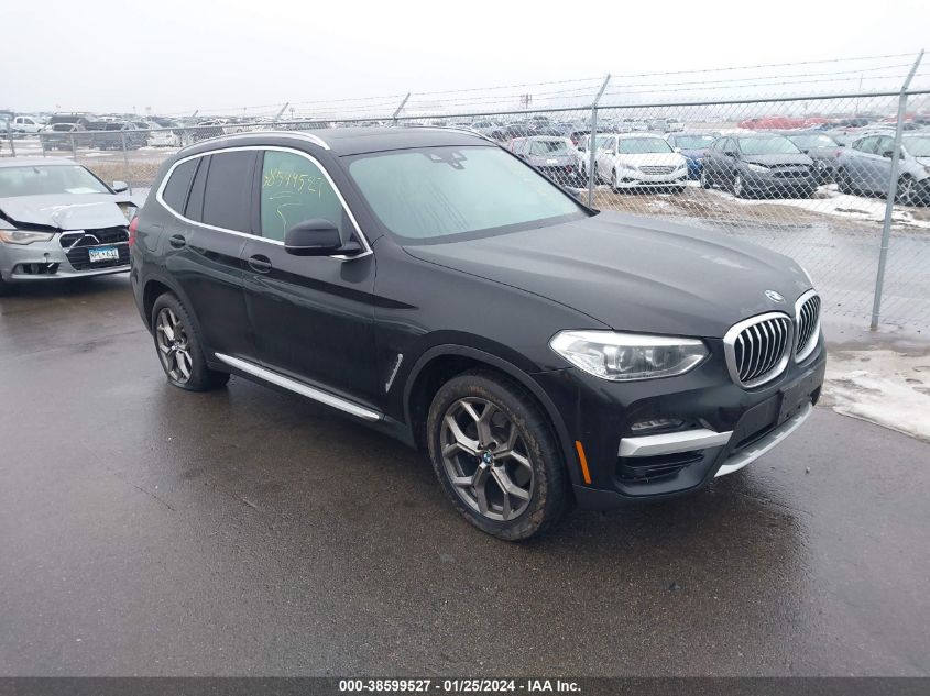 2021 BMW X3 XDRIVE30I - 5UXTY5C05M9F59271