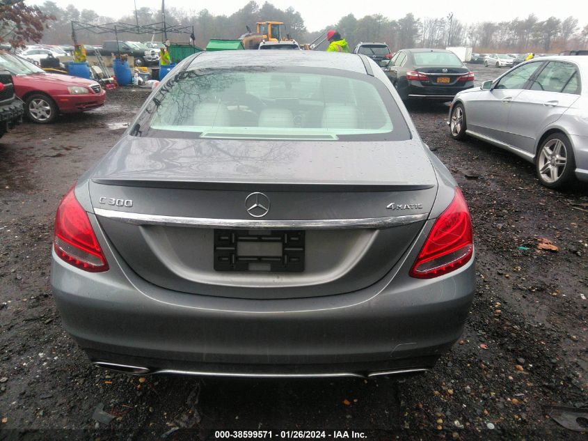 2015 MERCEDES-BENZ C 300 4MATIC/LUXURY 4MATIC/SPORT 4MATIC - 55SWF4KBXFU071150
