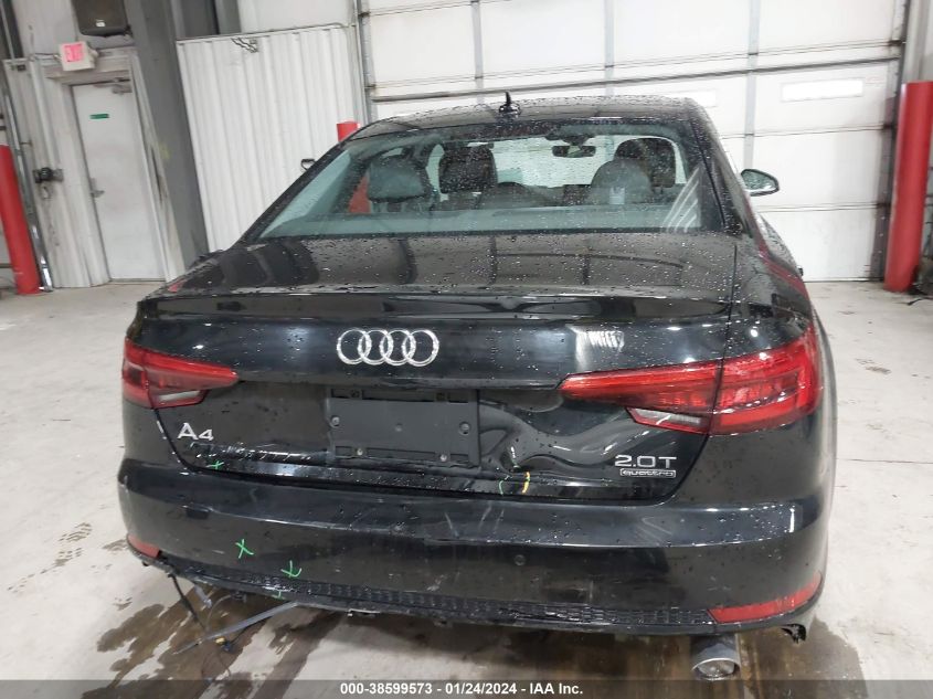 2017 AUDI A4 2.0T PREMIUM - WAUENAF46HN004766