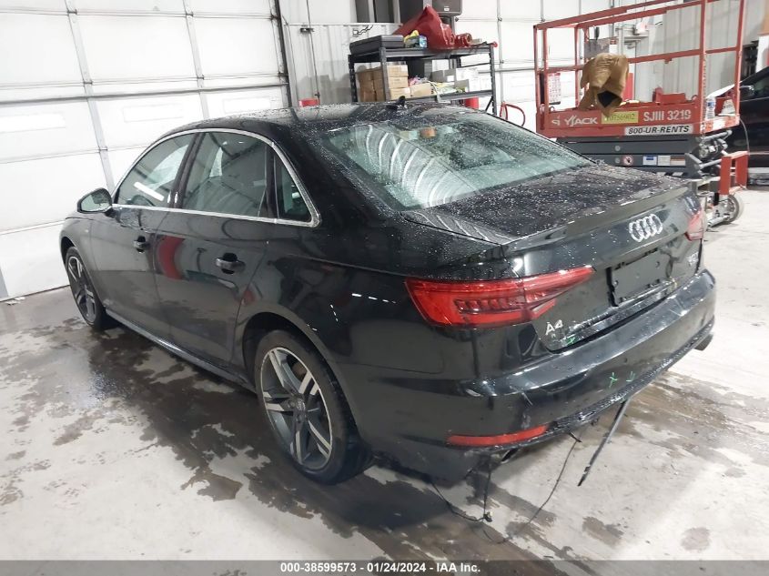 2017 AUDI A4 2.0T PREMIUM - WAUENAF46HN004766