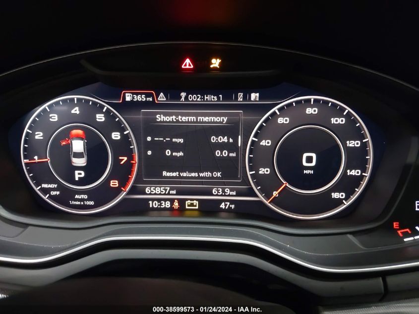 2017 AUDI A4 2.0T PREMIUM - WAUENAF46HN004766