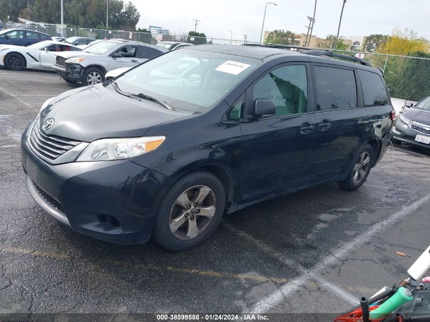 2016 TOYOTA SIENNA LE 8 PASSENGER - 5TDKK3DC9GS718842