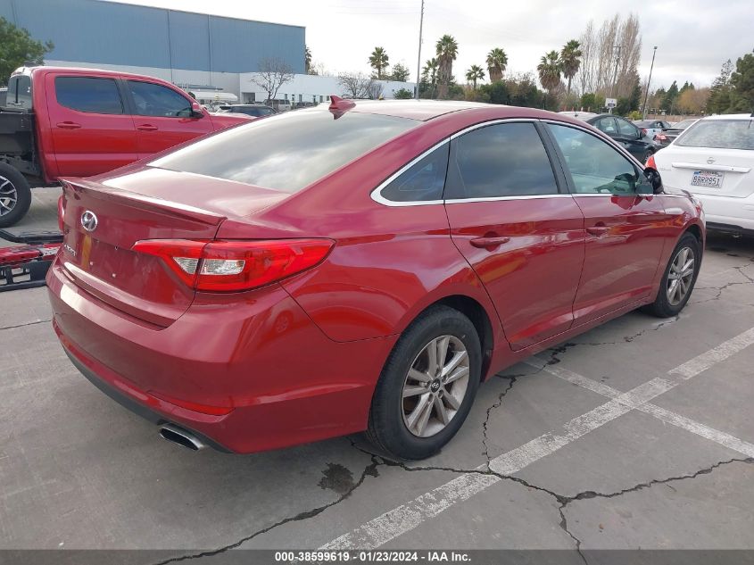 2016 HYUNDAI SONATA SE - 5NPE24AF0GH361543