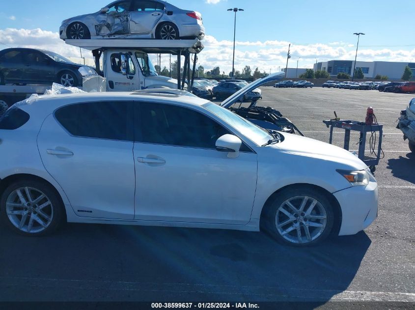 2014 LEXUS CT 200H - JTHKD5BH7E2183744
